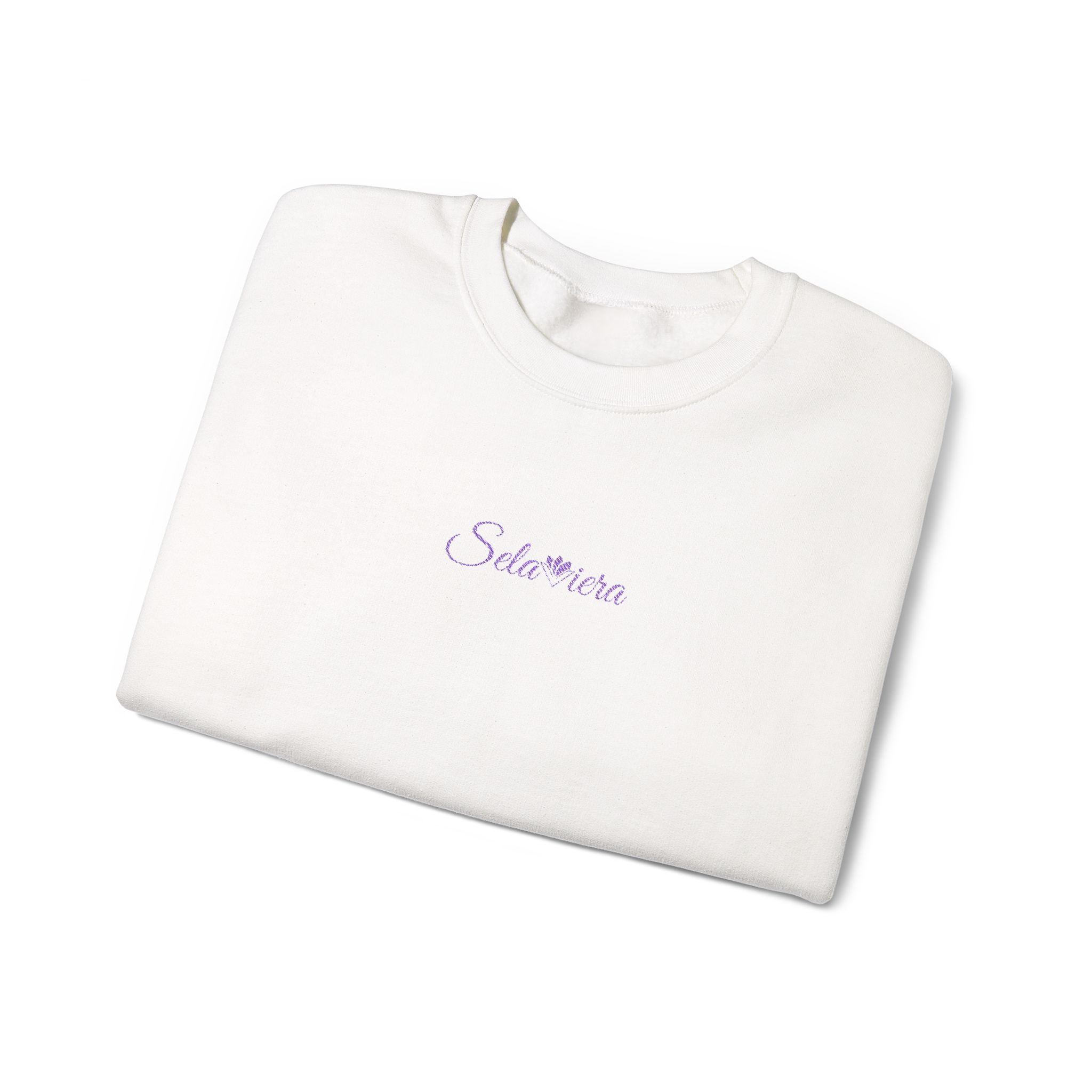 Sweatshirt / Crewneck with Embroidered Text - Women - Image 4