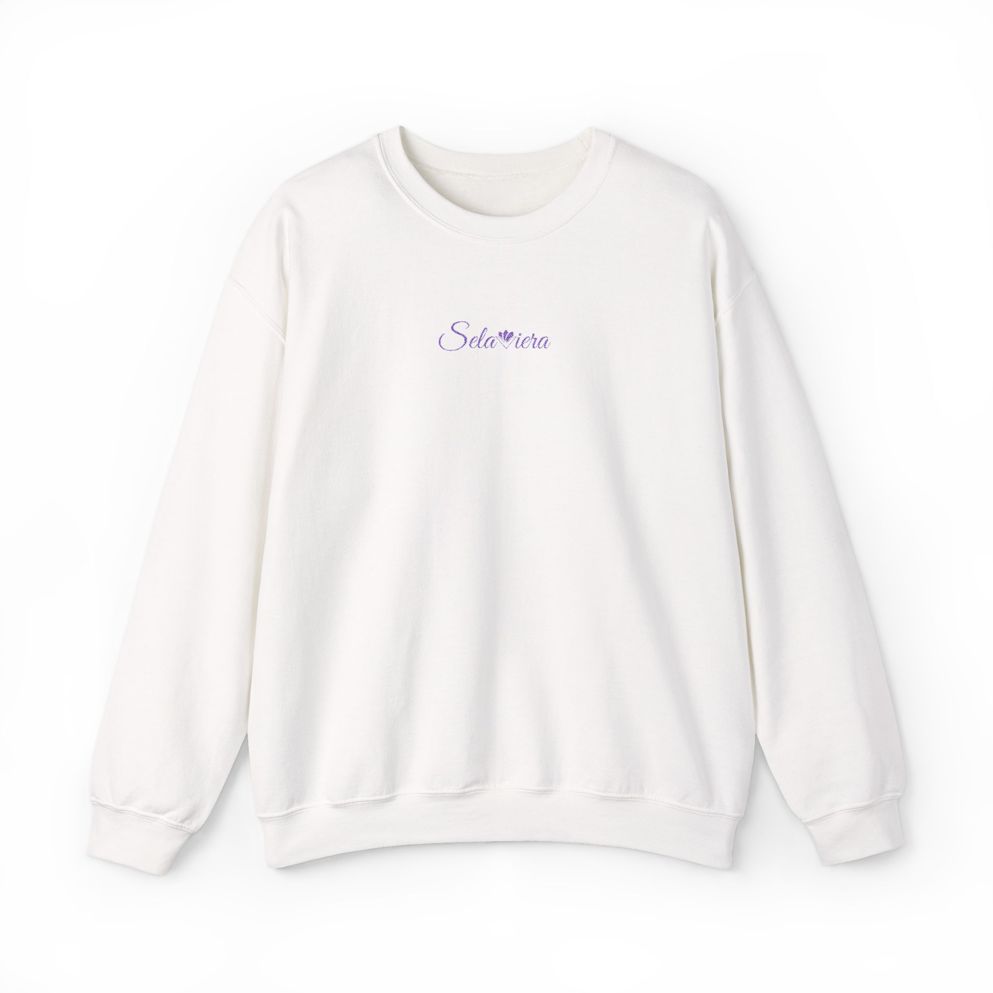 Sweatshirt / Crewneck with Embroidered Text - Women - Image 2
