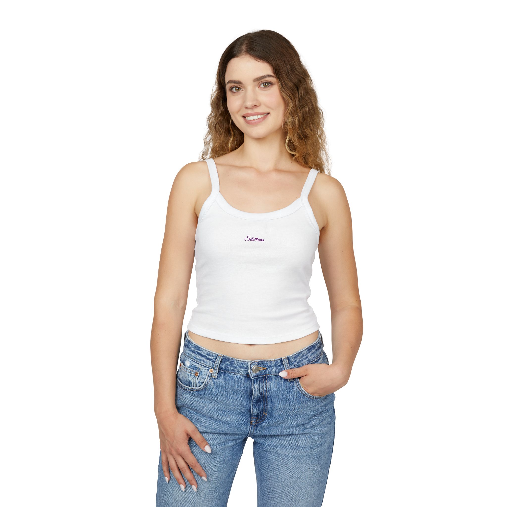 Tank Top | Crop Spaghetti Strap - Women - Image 4